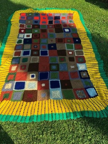 Coperta fatta mano della - coperta, a